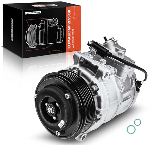 Frankberg Klimaanlagen Kompressor mit Kupplung Benzin 64526956715 | Kompatibel mit 6er Cabriolet E64, Z4 R.o.a.d.s.t.e.r E89, 7er E65 E66 E67, 6er E63, 5er E60, 5er Touring E61