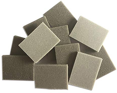 10 Stück 800-1000 Körnungen Schleifschwamm, Schleifblöcke mit nassen und trockenen feinen doppelseitigen Schleifpads