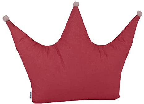 Hoppekids Dekokissen Princess in Baroque Rose in Kronen-Form, 75x22x55cm