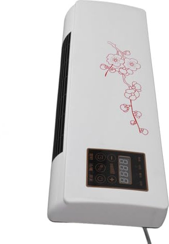 Aire Acondicionado Montado en la Pared, Enfriador de Aire de 220 V Calefacción de Enfriamiento de Engranajes Múltiples con Ajuste de Control Remoto Mini Máquina para Dormitorio,