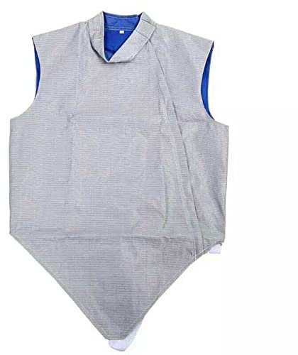 Fecht-Metalljacke for Rechtshändige Fechter Florettweste for Erwachsene Und Kinder Fecht-Trainingsausrüstung (Dicke : Right Hand, Size : 46)
