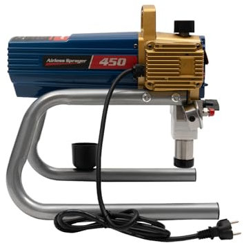 HarBin-Star Machine de peinture aérosol Airless 1500 W avec tuyau, pistolet pulvérisateur 220 V Airless, pistolet à peinture murale pour peinture, peinture au latex, peinture de sol