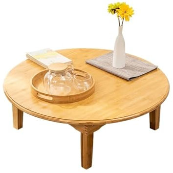 ANMUDAN Schmaler Wandtisch Tatami-Tisch, kurzer Tisch, Esstisch, Fenstertisch, Kleiner Tisch, moderner, einfacher Haushalts-Esstisch, runder Tisch, Erkerfenstertisch Unter Fenstertisch