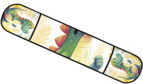 Maniques doubles pour four, maniques de cuisine et de cuisine - Motif dinosaure amusant - Résistants à la chaleur