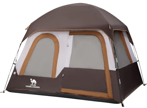 CAMEL CROWN 3/4 personers tält vattentätt lätt bärbart backpackingtält för utomhus camping vandring