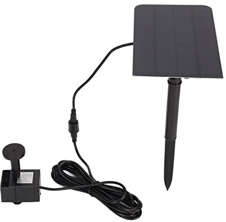 Fontaine Solaire d'étang – Mini Fontaine à Pompe à Débit Direct à énergie Solaire pour la Décoration de Jardin, de Piscine et d'étang, élément d'eau Respectueux de