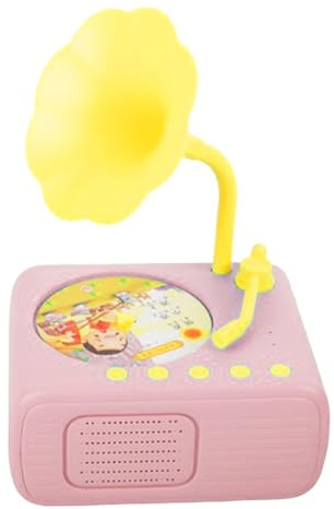 Jouet Gramophone pour , Lecteur de Musique d'histoire pour - Lecteur Audio avec 96 Cartes Gramophone Lecteur d'histoire Portable - interactifs pour , éducatifs préscolaires pour garçons