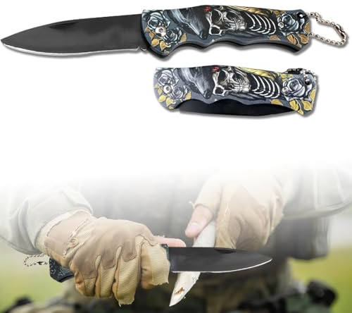 Tomedeks Multi-Function Stainless Steel Folding Tool Multi Tool Garden Tools Camping Portable Including Key Ring For Home Improvement And Camping Fishing Hiking（A） (black)