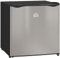 HOMCOM 46 Litre Table Top Mini Fridge, Small Fridge with Ice Box, Reversible Door, Adjustable Temperature and Legs for Bedrooms, Home Office, Silver Tone