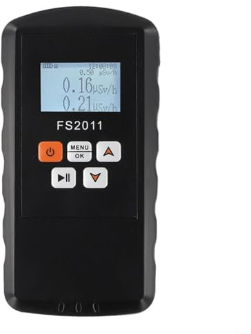 FS2011 Nuklearstrahlungsmonitor Smart Geiger Zähler Beta Gamma Röntgendetektor Wiederaufladbarer Akku 24/7 Echtzeitüberwachung Einstellbare Alarme 0,01-1000μSv/h Reichweite