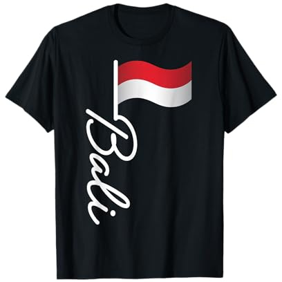 Indonesia Flag Balinese Temples Indonesian Bali Indonesia T-Shirt
