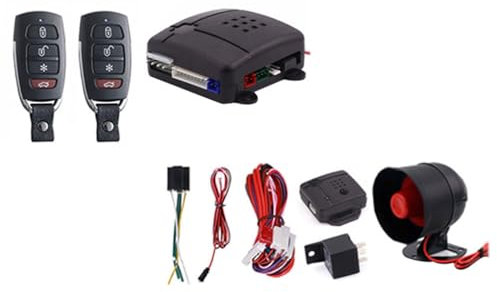 LIXSAZSE Système d'alarme de Voiture télécommande Porte Automatique Serrure Centrale sans clé sécurité Automobile équipement électronique Intelligent