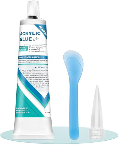Pegamento Plastico Extrafuerte, Pegamento Acrílico, Pegamento Fuerte, 100ML