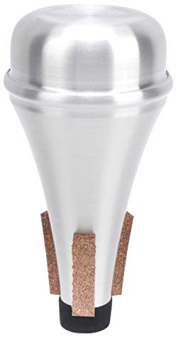 Grcfumo Trompeten-Straight-Dämpfer, Zubehör für Übungsmusikinstrumente aus Aluminiumlegierung, Trompeten-Straight-Dämpfer-Schalldämpfer für Trompetenanfänger
