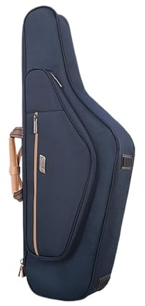 Gigbag für Altsaxophon Tenorsaxophon Spezialtasche Rucksack Begleit(Dark blue)