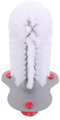 Veemoon Cepillo de Succión para Caparazón de Tortuga con Ventosa, Material Abs, Limpieza Efectiva y Portátil para Suministros de Reptiles y Pequeños Objetos