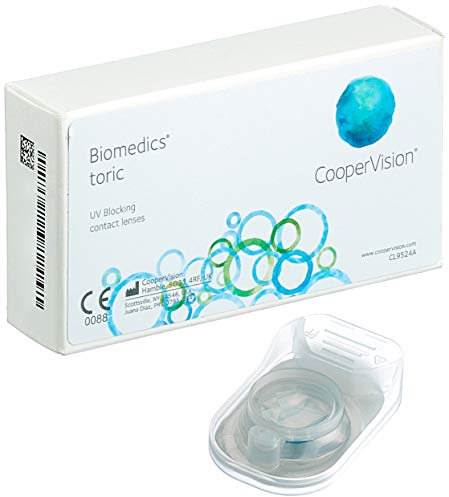 Cooper Vision Biomedics Toric Monatslinsen weich, 6 Stück / BC 8.7 mm / DIA 14.5 / CYL -0.75 / ACHSE 80 / -3,25 Dioptrien
