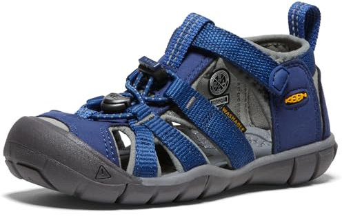 KEEN Seacamp 2 Cnx Sandaler Unisex – Barn, Gargoyle med blå djup, 38 EU