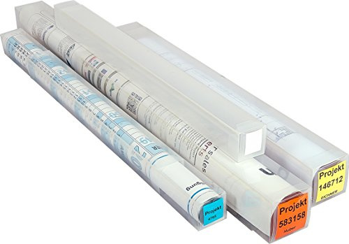 PP-Hülse transparent ausziehbar, Zeichnungshülse, Transportrolle, Köcher, Poster