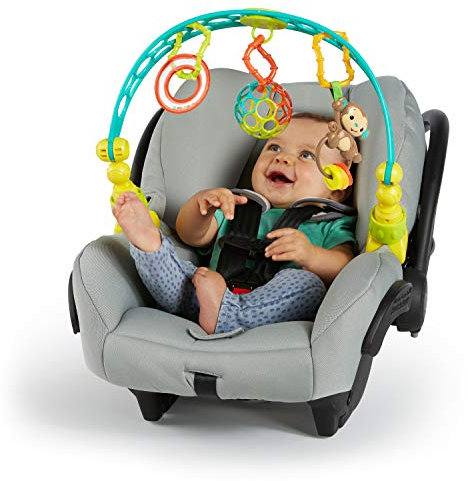 Bright Starts Oball, Spielbogen für den Kinderwagen aus flexiblem, festem Oball-Material für einfaches Greifen