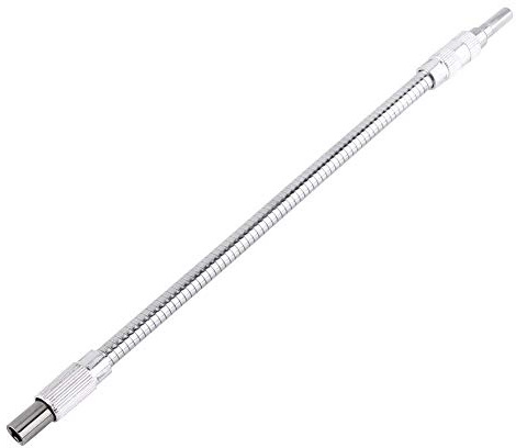 Adaptateur Embout Hexagonal 1/4 Vers Douille 6 Pans 1/4 Pouce pour Perceuse Visseuse Électrique Outil de Rallonge Flexible 400mm