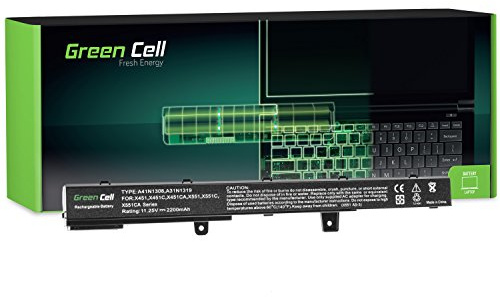 Green Cell Laptop Akku Asus A31N1319 A31LJ91 für Asus X551 X551C X551CA X551M X551MA X551MAV R512 R512C D550 D550C F551C F551CA F551M F751L R508CA R509 R512CA X451 X451CA X451MAV X751L (11.25V)
