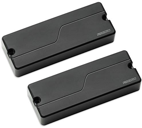 FISHMAN Pickup Set für Bass Fluence, aktiv, 5-Saiten-Bass, Soapbar-Typ, schwarz