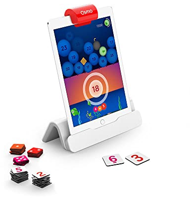 Osmo - Genius Numbers - Lernspiel - 6-10 Jahre - Mathematik (Zählen, Addieren, Substrahieren und Mulitiplizieren) - für iPad oder Fire-Tablet (Osmo Basis ist erforderlich - exklusiv bei Amazon).