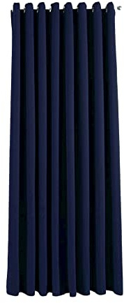 Gardinenbox Vorhang Blickdicht »Newyork« Blau HxB 225x295 cm 1er-Pack Thermo-Gardine Verdunkelungsvorhang Blackout Ösen schalldämmend ÖKOTEX UV-Schutz Raffhalter, 201920600