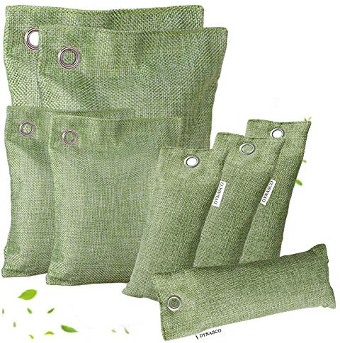 zonyee Deodoranti per Interni al Carbone Attivo di bambù, 8 pz Purificatore d'Aria Deodorante, Elimina Odori per Auto e Casa, Scarpe, Borse, Frigorifero, Bagno, Armadio
