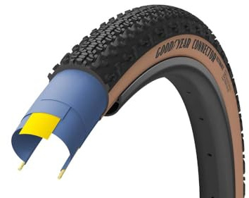 GOODYEAR Unisex-Adult 305657170 Cop.700x35 Transit Tour Shell Adulto, NEUTRO, Taglia Unica 700X40 STECKER ULT.TUB C, Schwarz, One Size