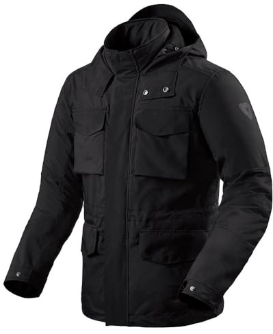 REV'IT! Revit Triomphe 2 H2O WP Giacca tessile moto, nero, L