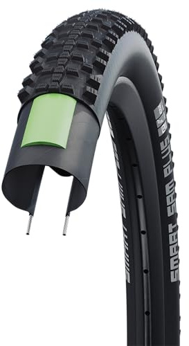 Schwalbe Smart Sam Plus Fahrradreifen – 20 bis 29 Zoll Reifen mit ADDIX Compound für Fahrrad, Elektrofahrrad, E-MTB – Drahtreifen mit Double Defense, Greenguard Pannenschutz