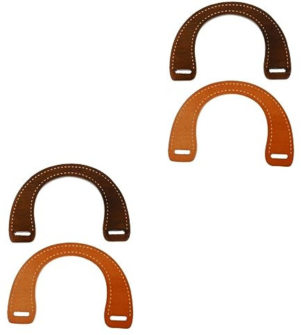 COHEALI 4stücke Diy Handtaschen Griffe Kreative Ersatzhenkel Für Handtaschen Stilvolle Und Langlebige Taschenhenkel Kaffee Und Antik-farben Für Heimwerkerprojekte