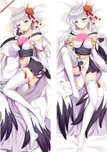 RuiHao Anime Kissenbezug Manga Kissenhülle Für Sweet Girls,Anime Pillowcase Digitaler Doppelseitiger Druck Kissenbezug,Seitenschläferkissen Bezug,Bedding Umarmungskissen Bezu,Peachskin-120 x 40 cm