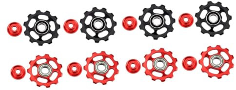 Yardwe Fahrrad Schaltwerk 8 STK Umwerfer Riemenscheibe MTB-umwerfer Schaltwerk Einstellen Mountainbike-umwerfer-riemenscheibe Schaltauge Hinten Lager Rad 11t Fahrrad Schaltwerkscheibe