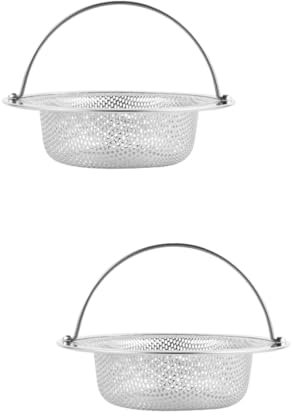 Angoily 2pcs Kitchen Sink Strainer Basket Sink Strainer Replacement Plug Protection