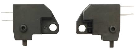 MOTOTOP. Interruttori Luce Freno Scooter. Sensori di Luce (Tipo D, Pulsante, Automatico, Nero)