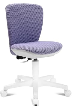Topstar Sitness Home S'cool Barnsnurrstol, plast, vit/lila, en storlek