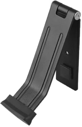 WYNOTT Topes de puerta para interiores, silencioso, antideslizante, cuña plegable y resistente para puertas de madera, puertas de hierro, puertas de plástico, puertas de vidrio, etc. (negro)