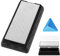 Double-sided Diamond Sharpening Stone,Knife Sharpening Stone with Extra Fine 1200/Coarse 400 Grit Diamond Plate, Storage Case with Non-Slip Base & Angle Guide(7 x 3.5 Inch)
