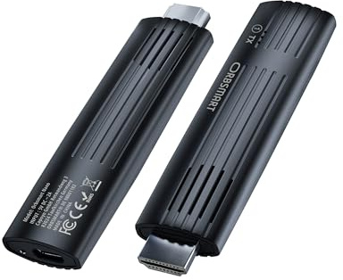 Orbsmart Nano HDMI Extender Set Kabellos - 1080p Full HD Funkübertragung, Plug & Play, 30m Reichweite, für PC, Laptop, TV & Beamer