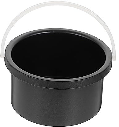 VINTORKY Wax Melting Pot Inner Bowl Black Reliable Wax Heat Melting Accessory for Hair Removal Suitable for Depilatory Waxing