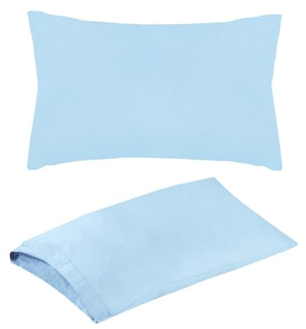 Mini cuscino,Cuscino da Viaggio Ultra Comodo,28*17cm piccolo cuscino,Mini cuscino da viaggio,lavabile in lavatrice,Adatto a bambini dai 3 ai 6 anni, supporto per il collo dell'adulto (Azzurro chiaro)