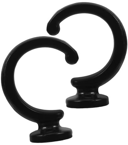 Garneck 2pezzi Ganci Per Tende Resistenti Ganci Da Parete Per Appendere Tende e Asciugamani Materiale Stabile Installazione Rapida