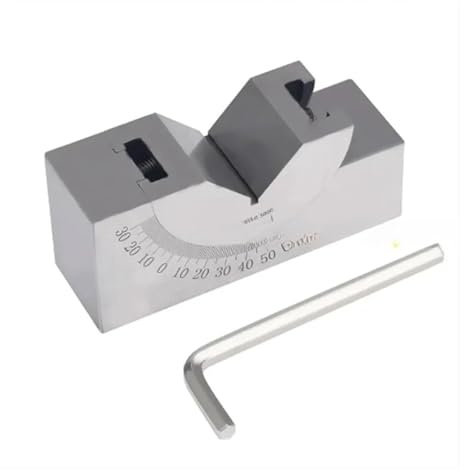 Ya Song 1pc Milling Machine Precision Parts Adjustable Pad 0/30/60 Angle Gauge Debugge V Block Angler Top Tool AP25 for Measuring