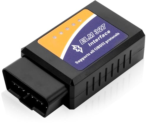 OBDtwo Bluetooth Adapter (V1.5) + 4-Pin für Auto Diagnosegerät OBD Adapter für Alle OBDII Protokoll Fahrzeuge - Upgraded V1.5 OBD Diagnosekabel – Komplettes Diagnose-Set für Autos und Motorräder (Ⅱ)