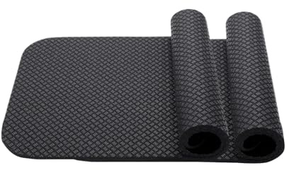 Eoixuqba Exercise Bike Mat - Foldable Anti-Skid Anti-Vibration Protection for Treadmill, Floor Protection for Indoor Exercise Bike, Running Machine, Gym