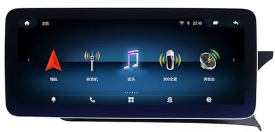 Tablette de Voiture CarPlay sans Fil Android 11 avec écran Tactile pour Mercedes-pour Benz pour Classe C W204(12.3'' 4+64GB)