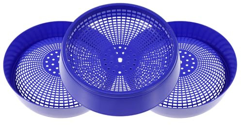 DIKACA Lot de 3 Nids en Plastique pour Pigeons Grand Bol D'incubation Léger Nid D'œufs Solide pour Élevage et Cage Accessoires pour Oiseaux Domestiques Fourniture Pigeons